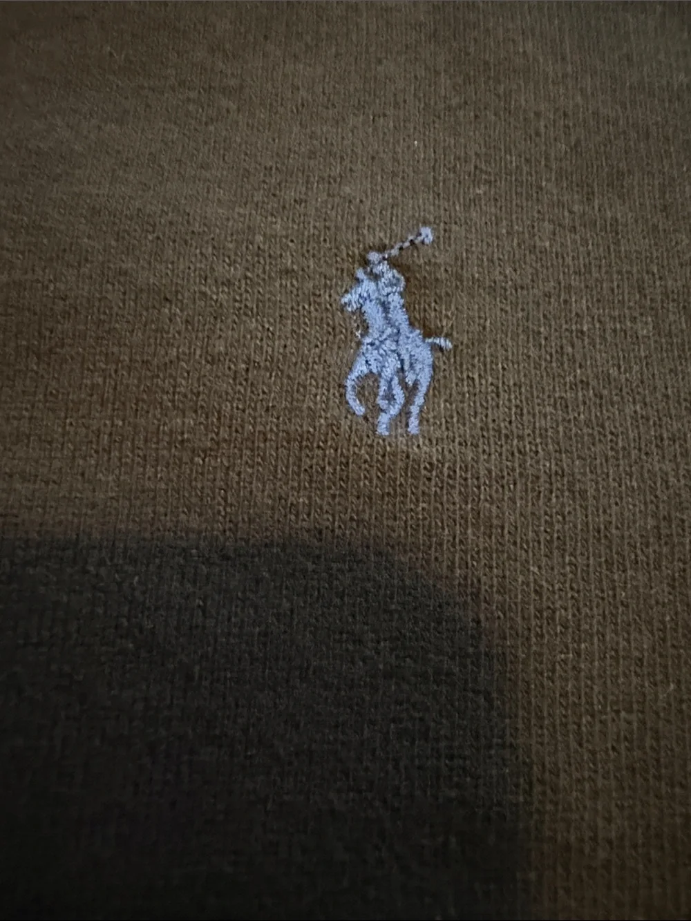 Ralph Lauren Navy Crewneck Sweatshirt with Blue Pony Embroidery